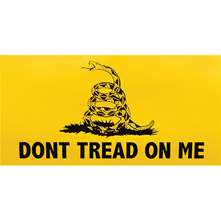 Gadsden Yellow Flag Bumper Sticker Main Image