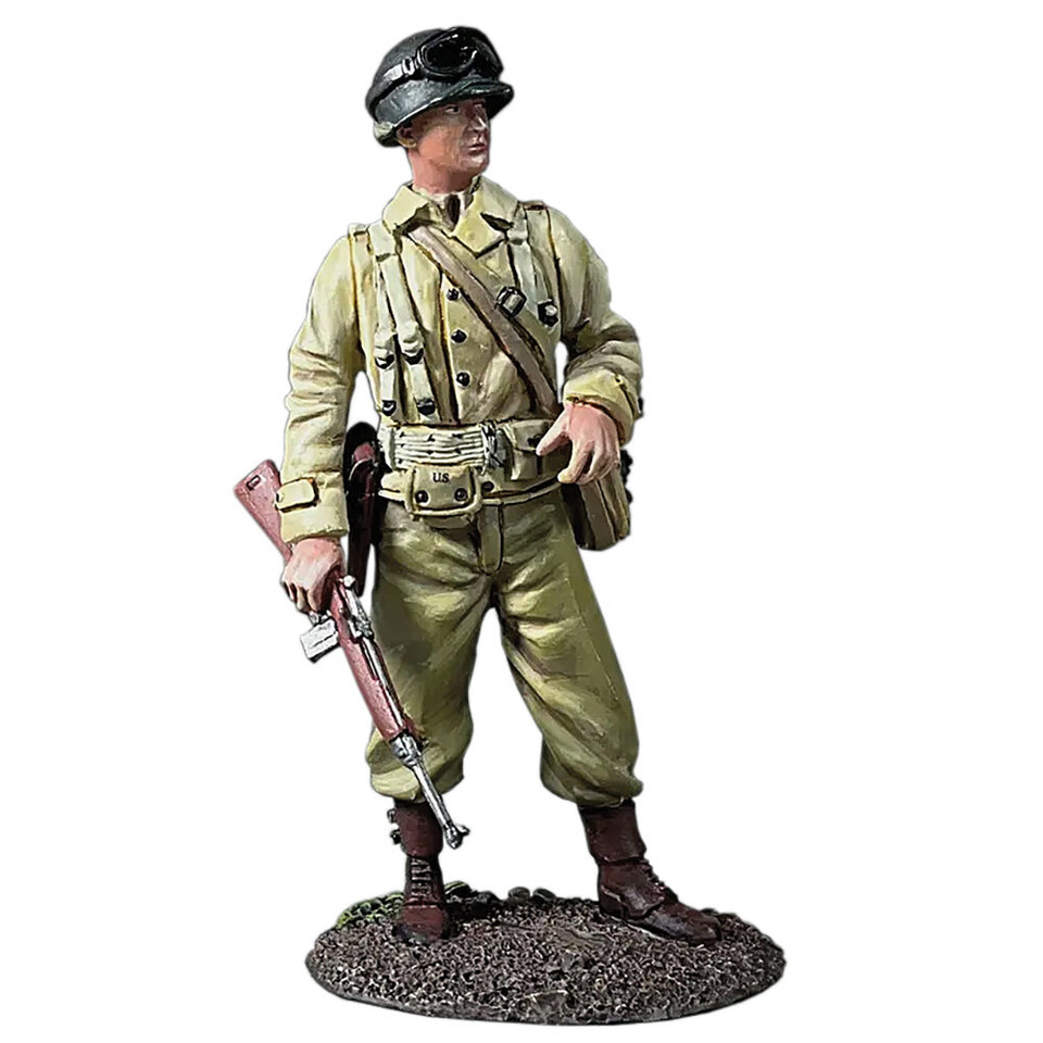 Armored Infantry Officer with M1 Carbine 1/30 Figure William Britain (25271) Main Image