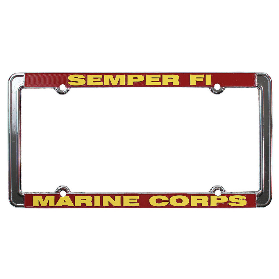 U.S. Marines Metal License Plate Frame  MF1038MAR Main Image