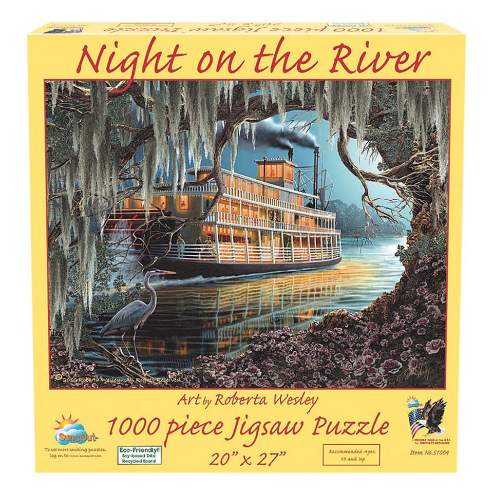 Night on the River Jigsaw Puzzle Main Image