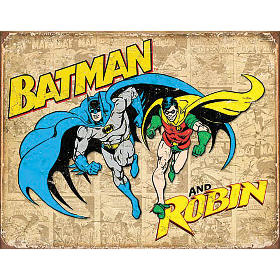 Batman & Robin Metal Sign Main Image