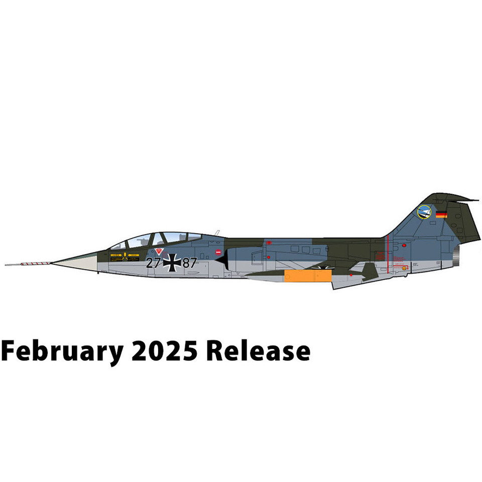 TF-104G Starfighter 1/72 Die Cast Model - HA1077 JG 74 Molders 1970s Main Image