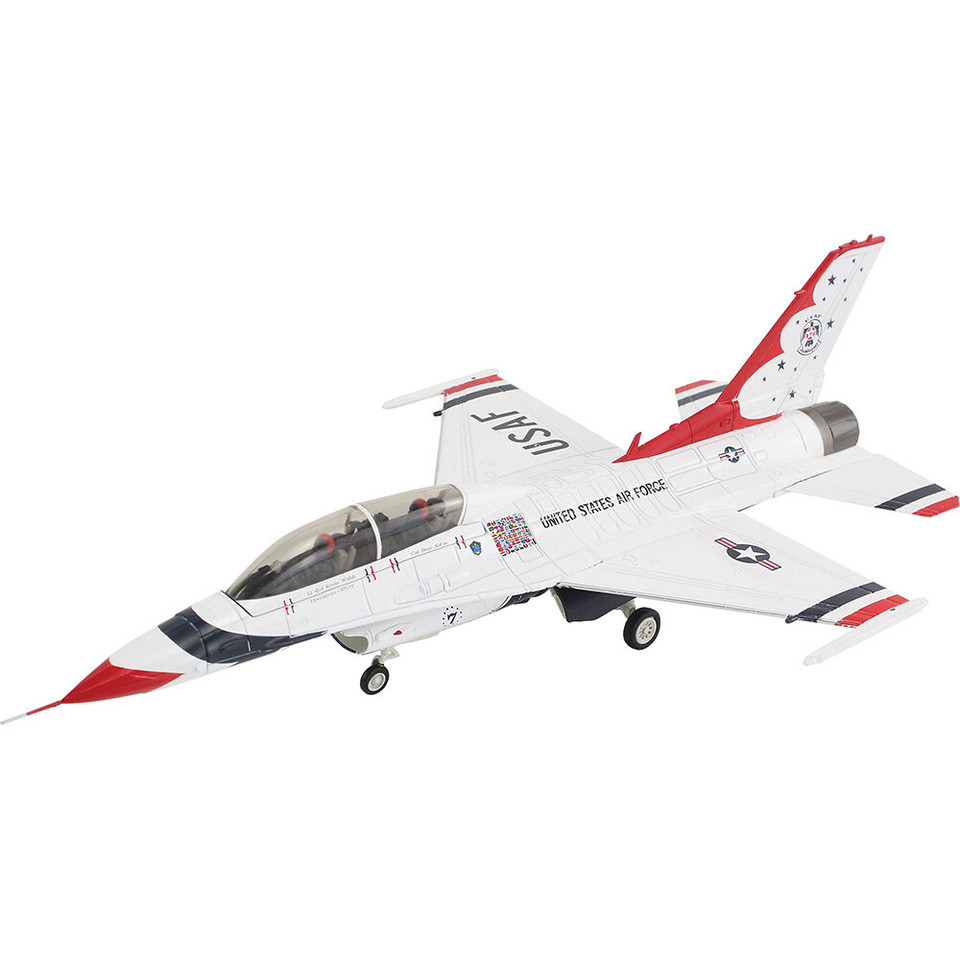 F-16D Fighting Falcon 1/72 Die Cast Model - HA38045 Thunderbirds No.7 plane USAF Nellis AFB 2017 Main Image