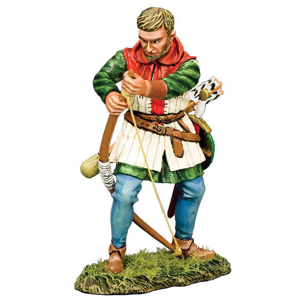 English Archer Stringing His Longbow (B) 1/30 Figure K&C (MK244) Main Image