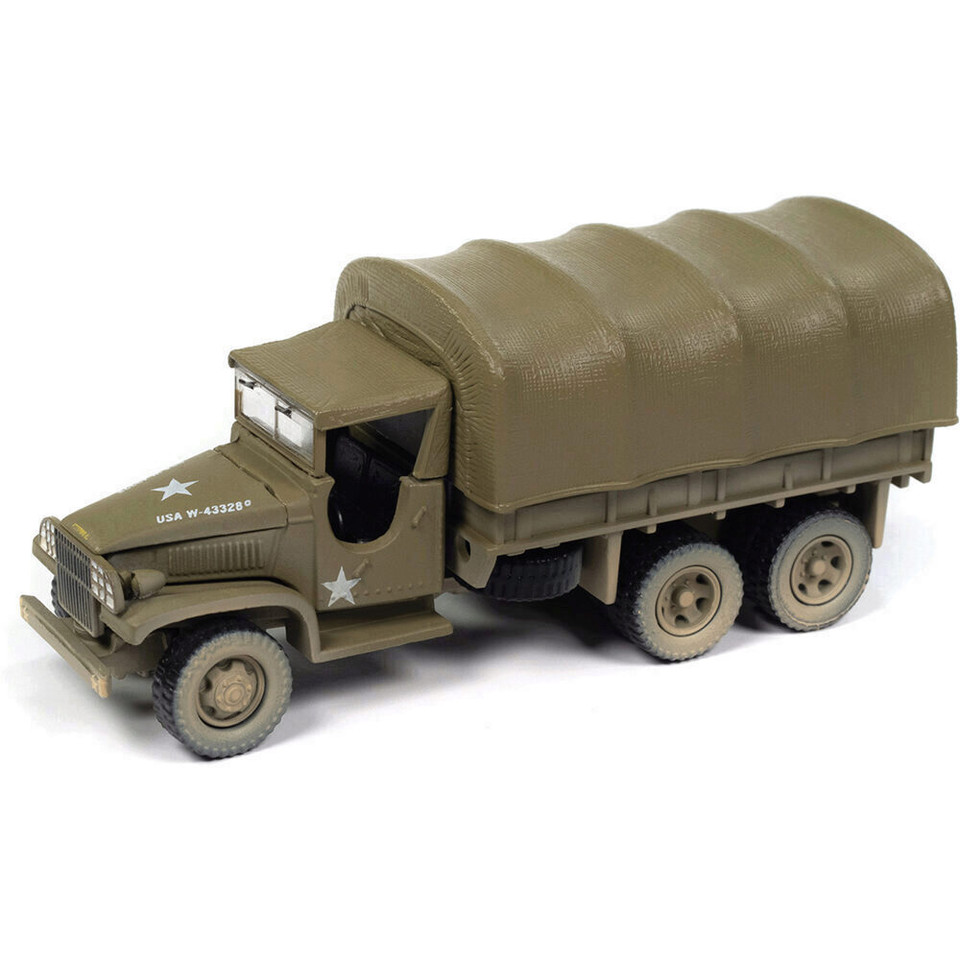 WWII GMC CCKW 6x6 654 Days of Combat -  Olive Drab (Muddy) JLML010/48B-GMC Main Image
