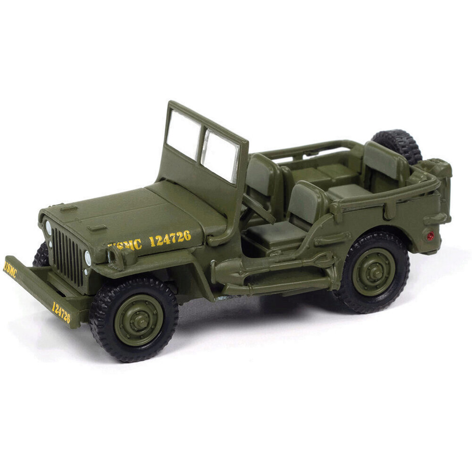 Willys Jeep Native Words Native Warriors -  Olive Drab - USM JLML010/48B-Jeep Main Image