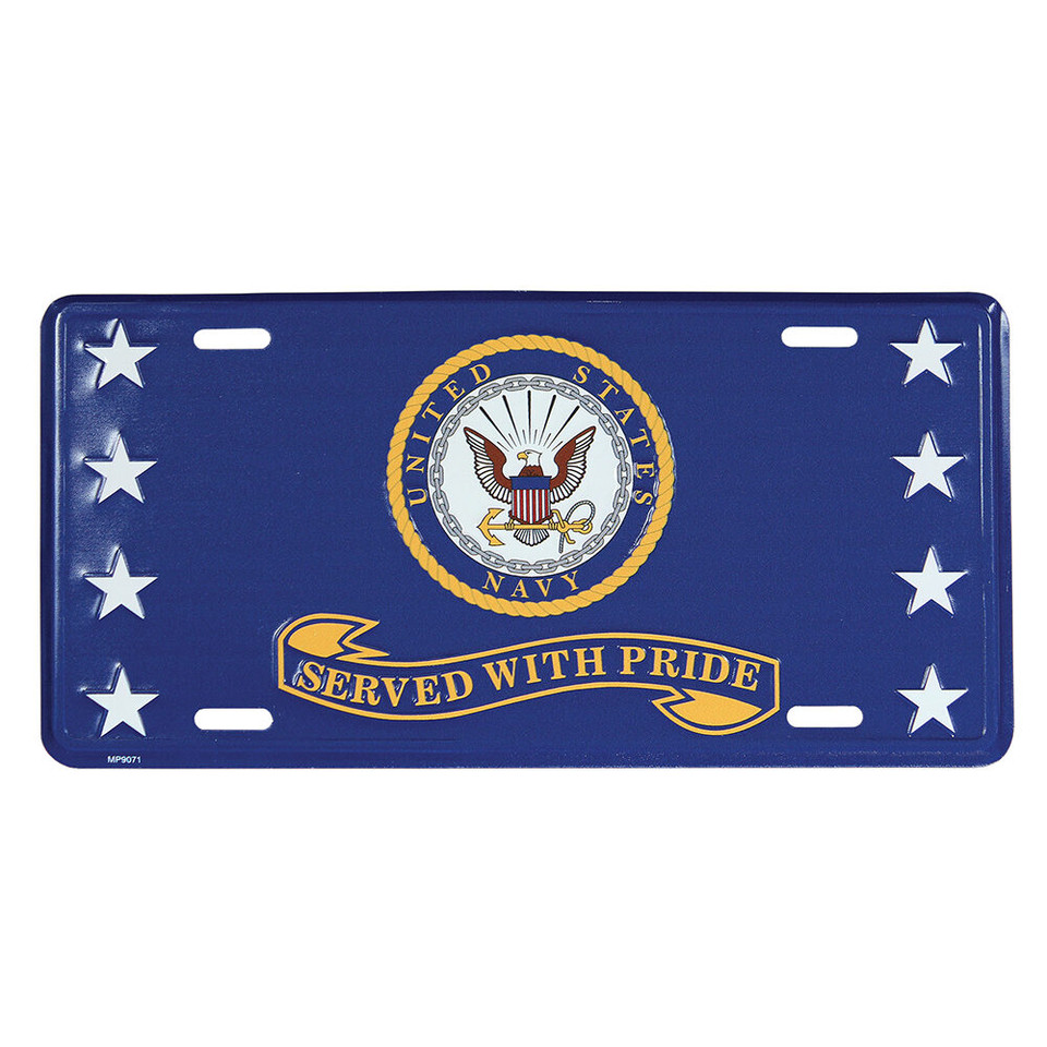 Navy Served with Pride License Plate  MP9071 Main Image