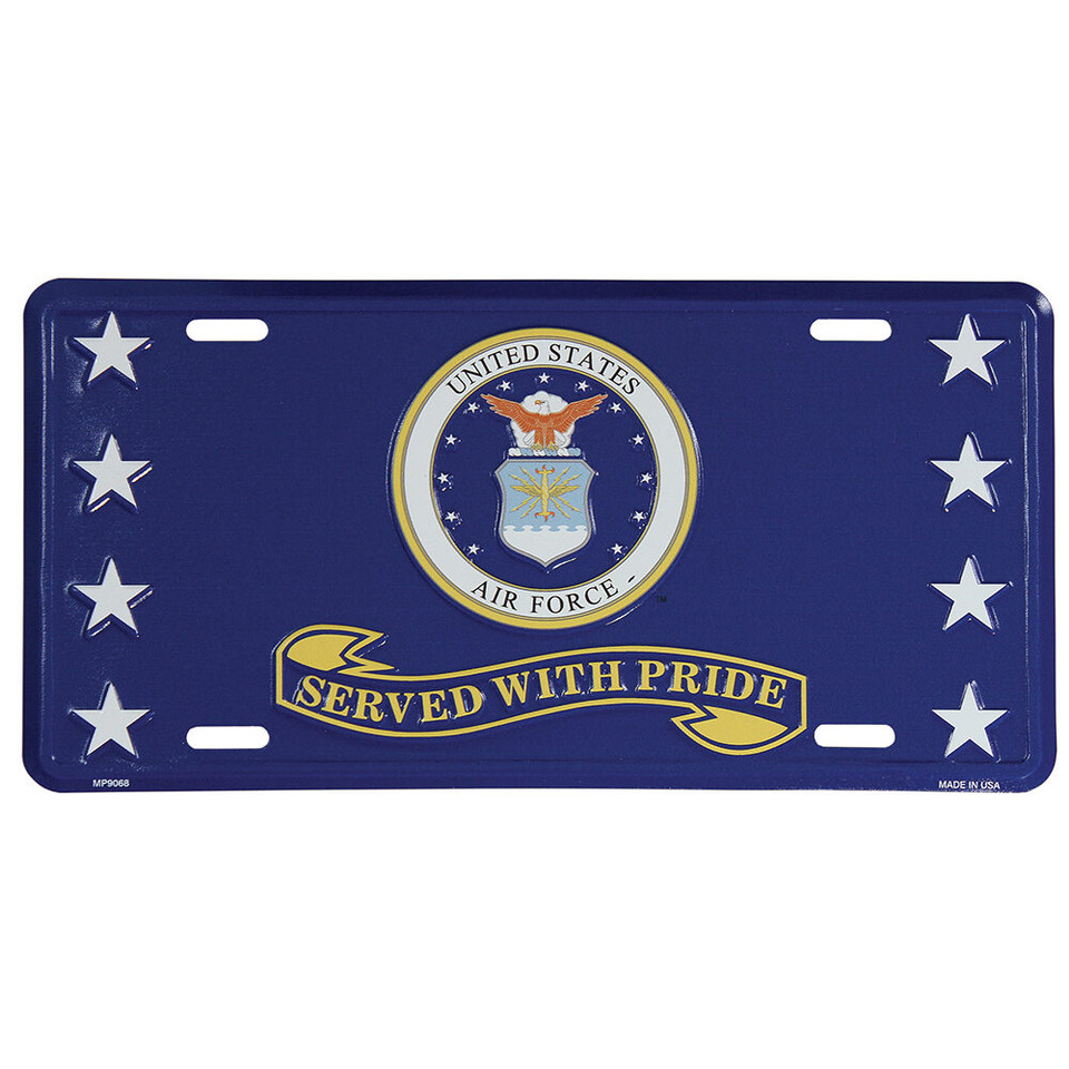 Air Force Served with Pride License Plate MP9068 Main Image