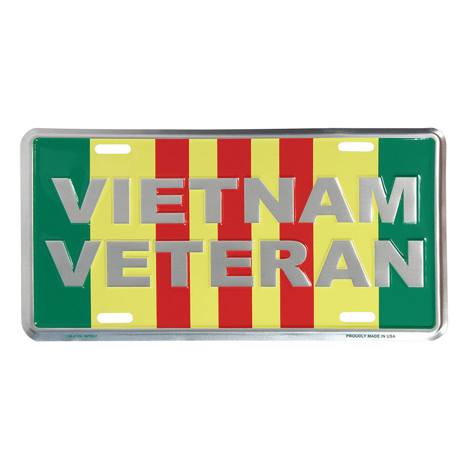 Vietnam Veteran License Plate  MP9037 Main Image