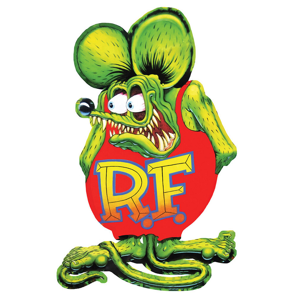 Rat Fink Cut Out Metal Sign  RVG4960S Main Image