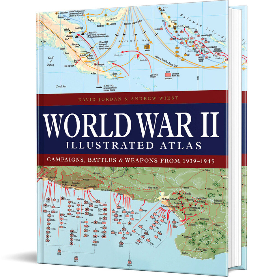 World War II Illustrated Atlas Amber Books (9781838863531) Main Image