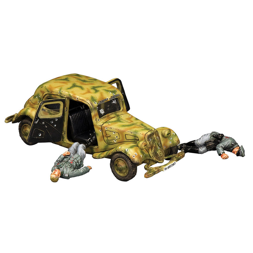 Ambushed SS Citroen 1/30 Model and Figure Set K&C (WS398) Main Image