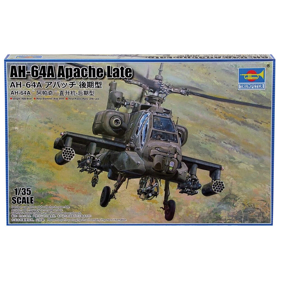 AH-64A Apache 1/35 Kit Trumpeter (5115) Main Image