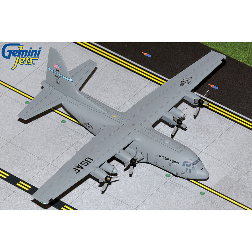 C-130H Hercules 1/200 Die Cast Model USAF 166th AW Delaware ANG - Gemini Jets (G2AFO1064) Main Image