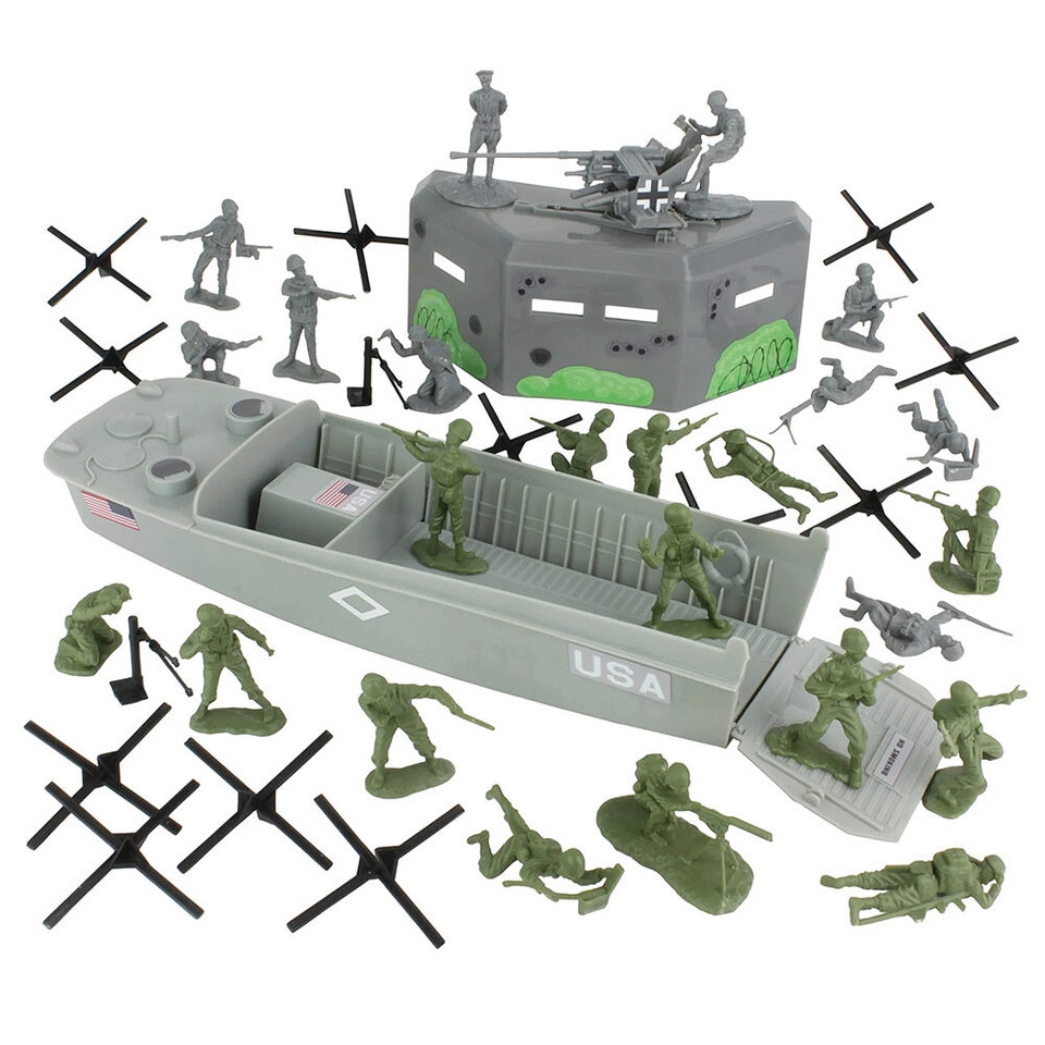D-Day Plastic Army Men 40-piece Playset VICTORYBUY (BMC-40027) Main Image