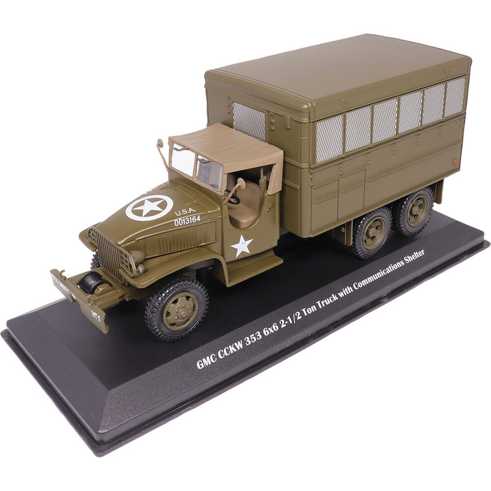 CCKW 353 6x6 2.5 Ton Truck w\Comm. Shelter 1/43 Die Cast Mod MILITARIA DIECAST (24214-41) Main Image