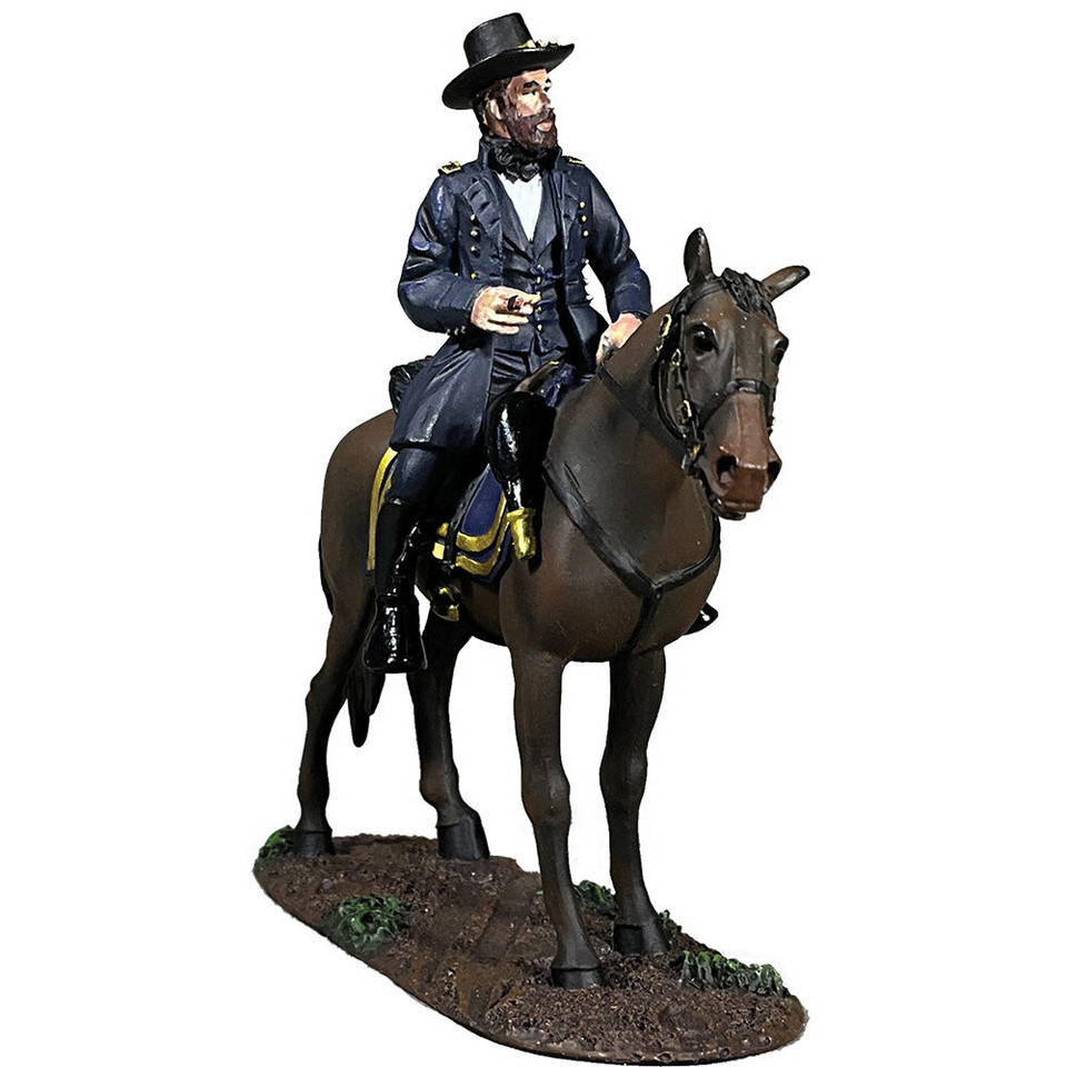 Union General U.S. Grant Mounted 1/30 Figure William Britain (31456) Main Image