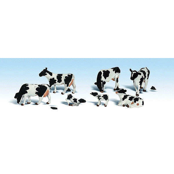 Holstein Dairy Cows - 7-pack HO Scale Main Image
