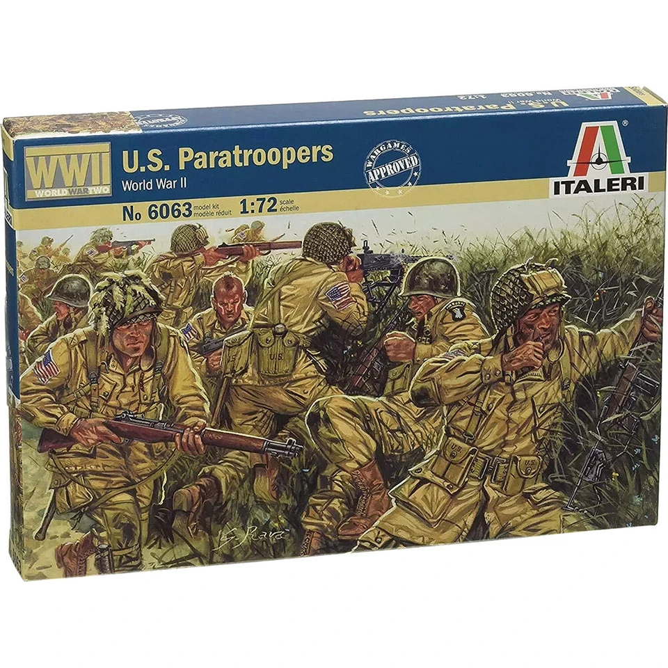 U.S. WWII Paratroopers 1/72 Figures Italeri (6063) Main Image