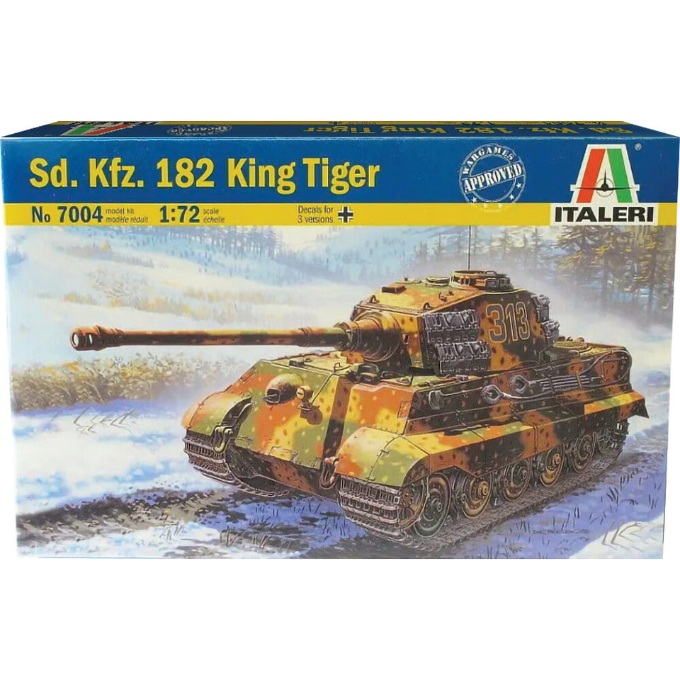 Sd. Kfz. 182 King Tiger 1/72 Kit Italeri (7004) Main Image
