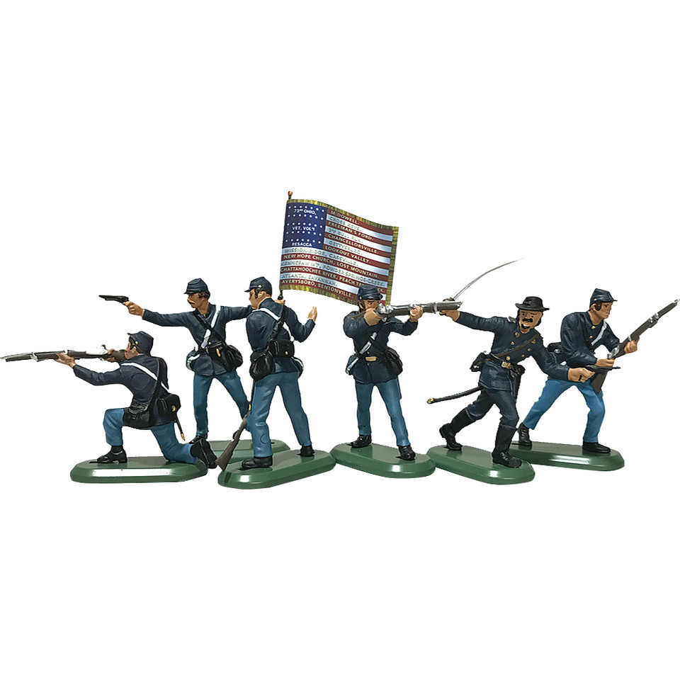 Federal Infantry 1/32 Plastic Figure Set No. 1 WILLIAM BRITAIN (52002) Main Image