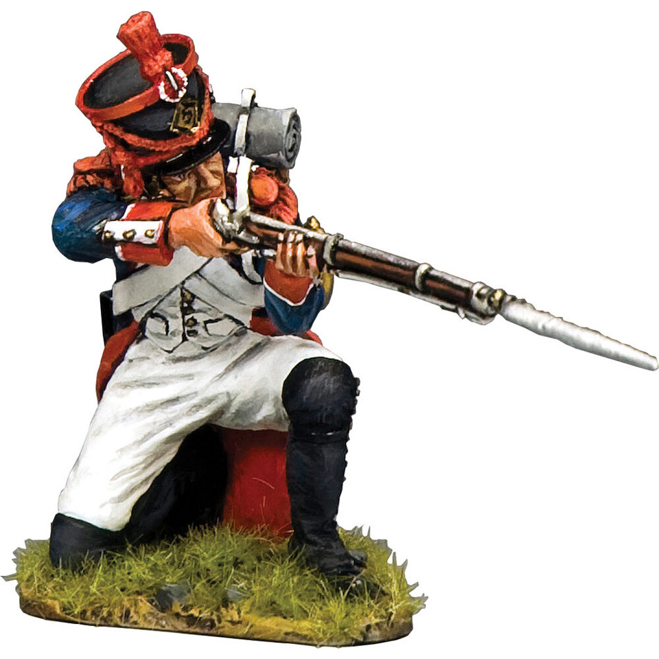French Infantryman Kneeling Firing 1/30 Figure K&C(NA521) Main Image