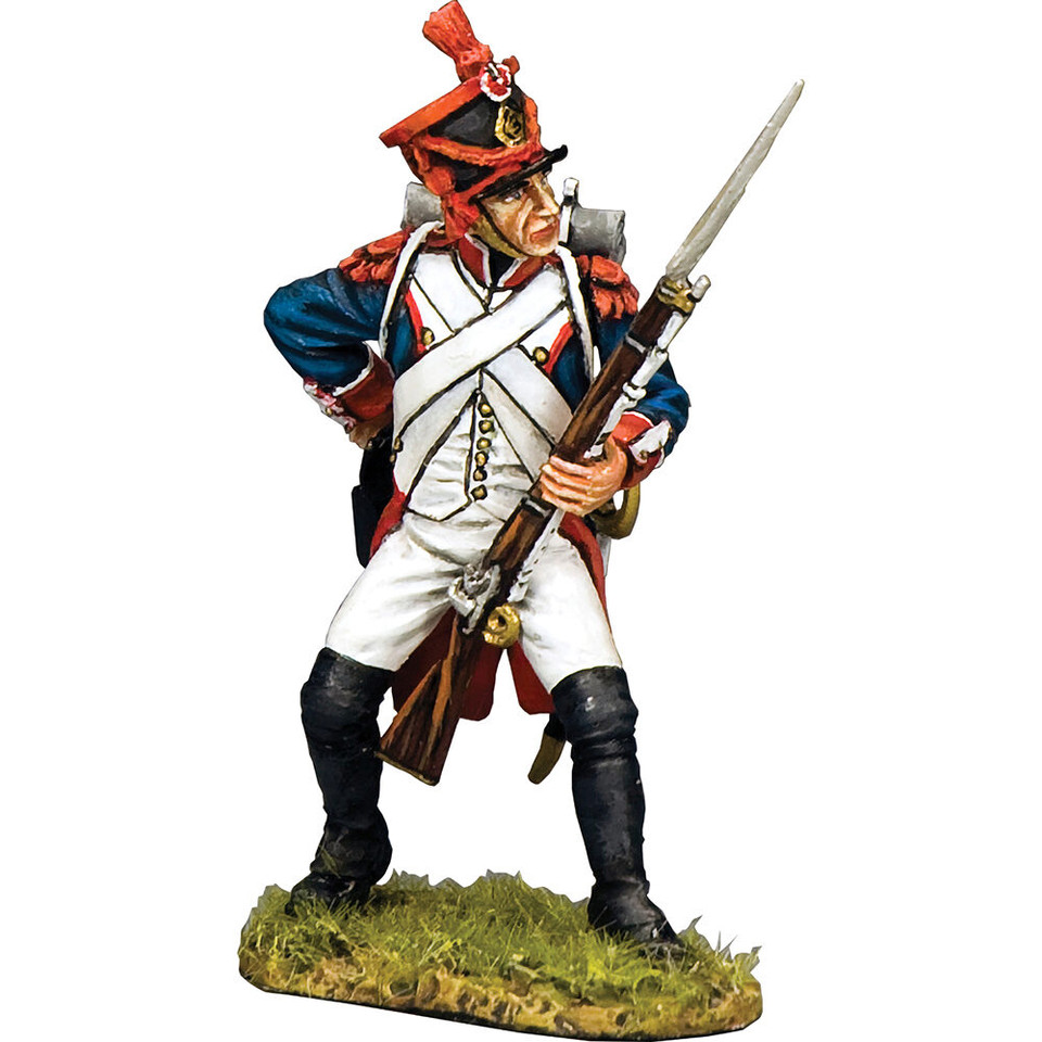 French Infantryman Reaching for a Fresh Cartridge 1/30 Figur K&C(NA518) Main Image
