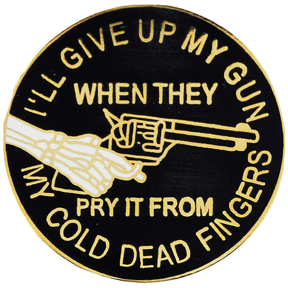 Give Up My Guns Lapel Pin P14986 (C) Main Image