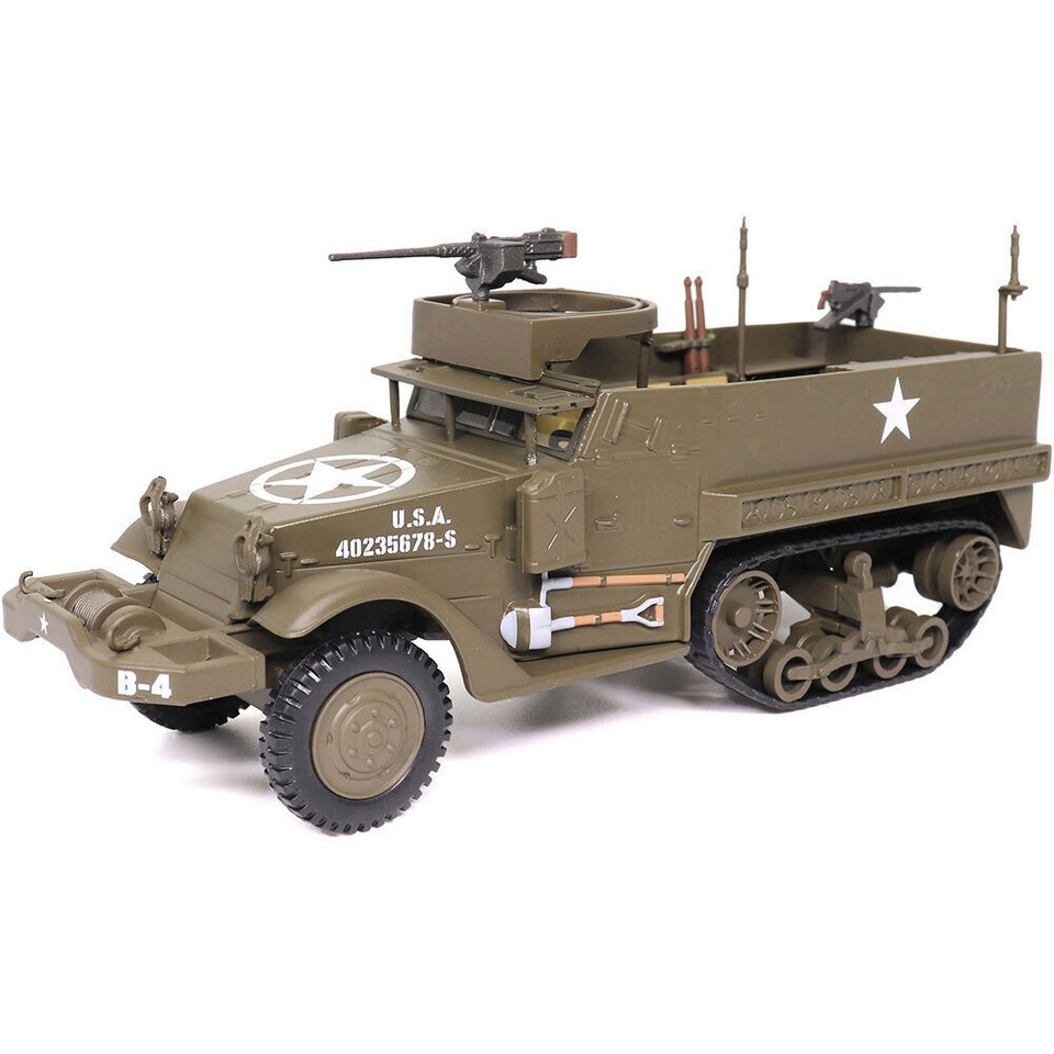 M3 Half-track with M2HB Machine Gun 1/43 Die Cast Model Militaria Diecast (24210-44) Main Image