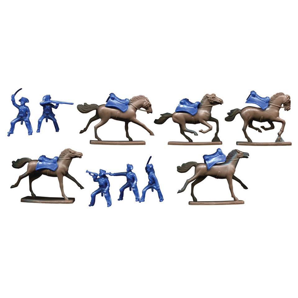 Revolutionary War Continental Cavalry 1/32 Figure Set Main Image