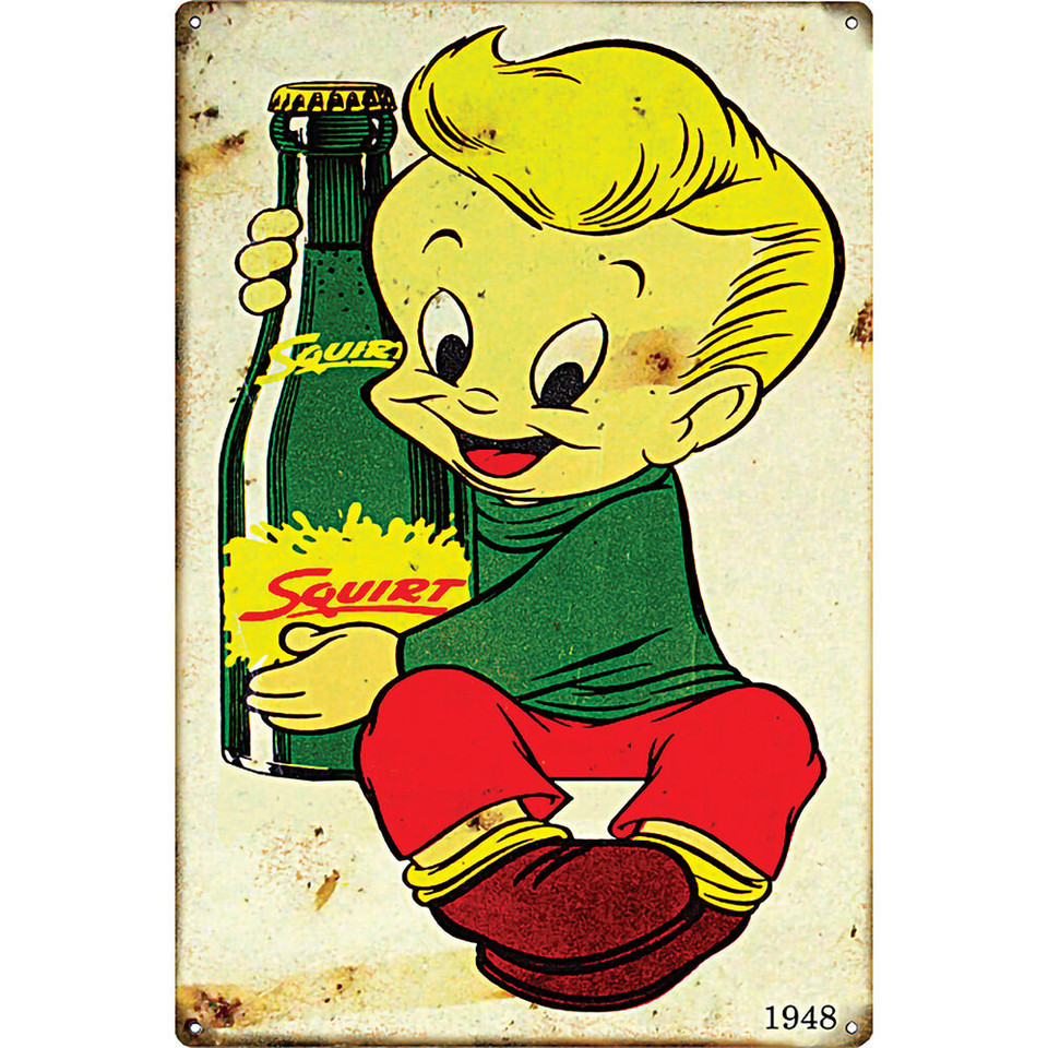 Squirt Beverage Nostalgic Reproduction Metal Sign Main Image