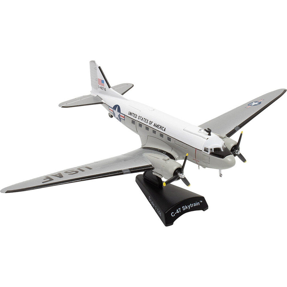 C-47 Skytrain 1/144 Die Cast Model Postage Stamp (PS5558-6) Main Image