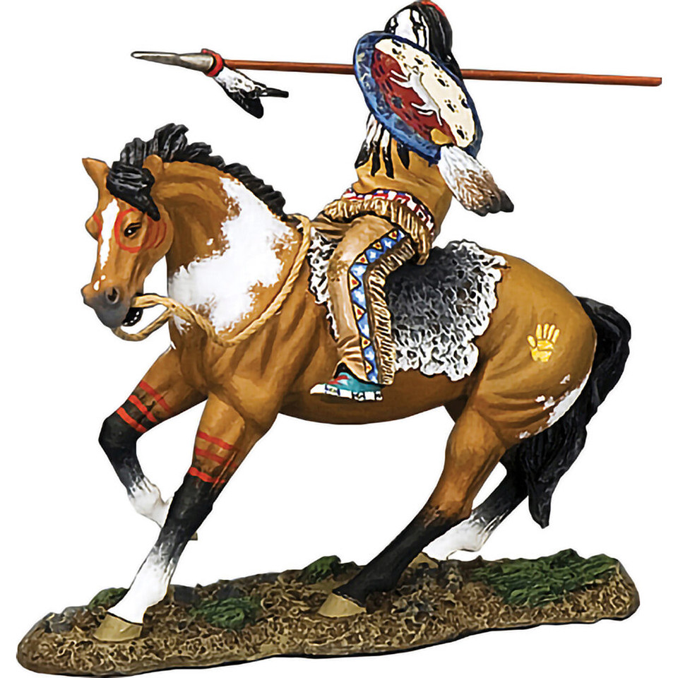 Indian on Horseback with Bloody Spear 1/30 Figure Main Image