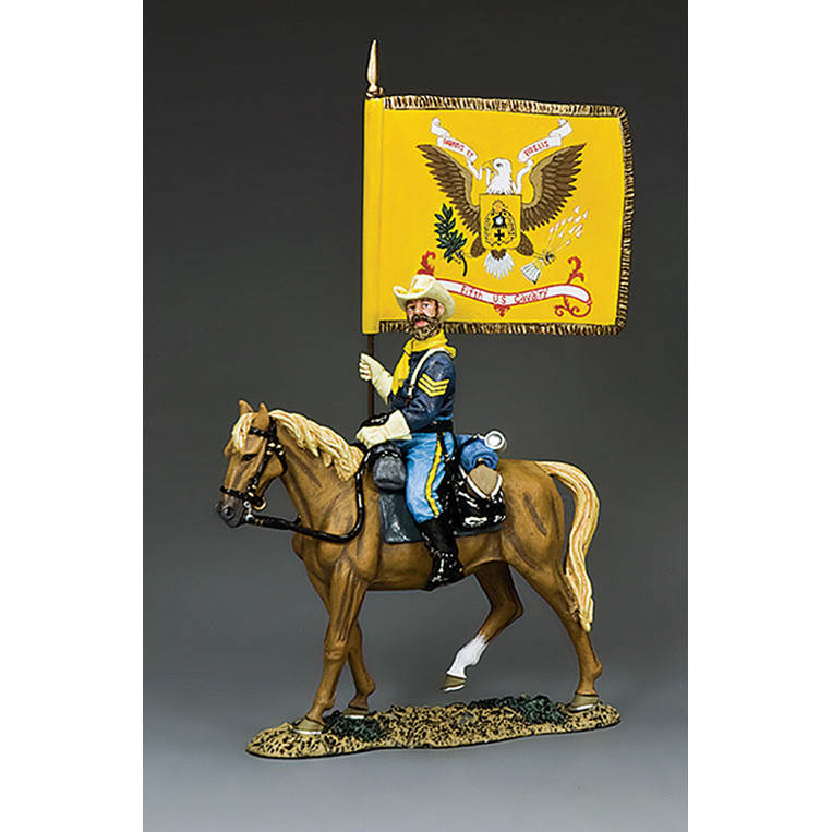 5th Cavalry Regimental Flagbearer 1/30 Figure Main Image