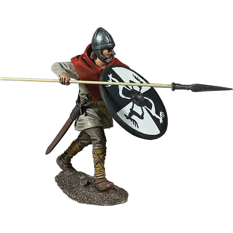 Algar Saxon Defending with Spear 1/30 Figure William Britain (62136) Main Image