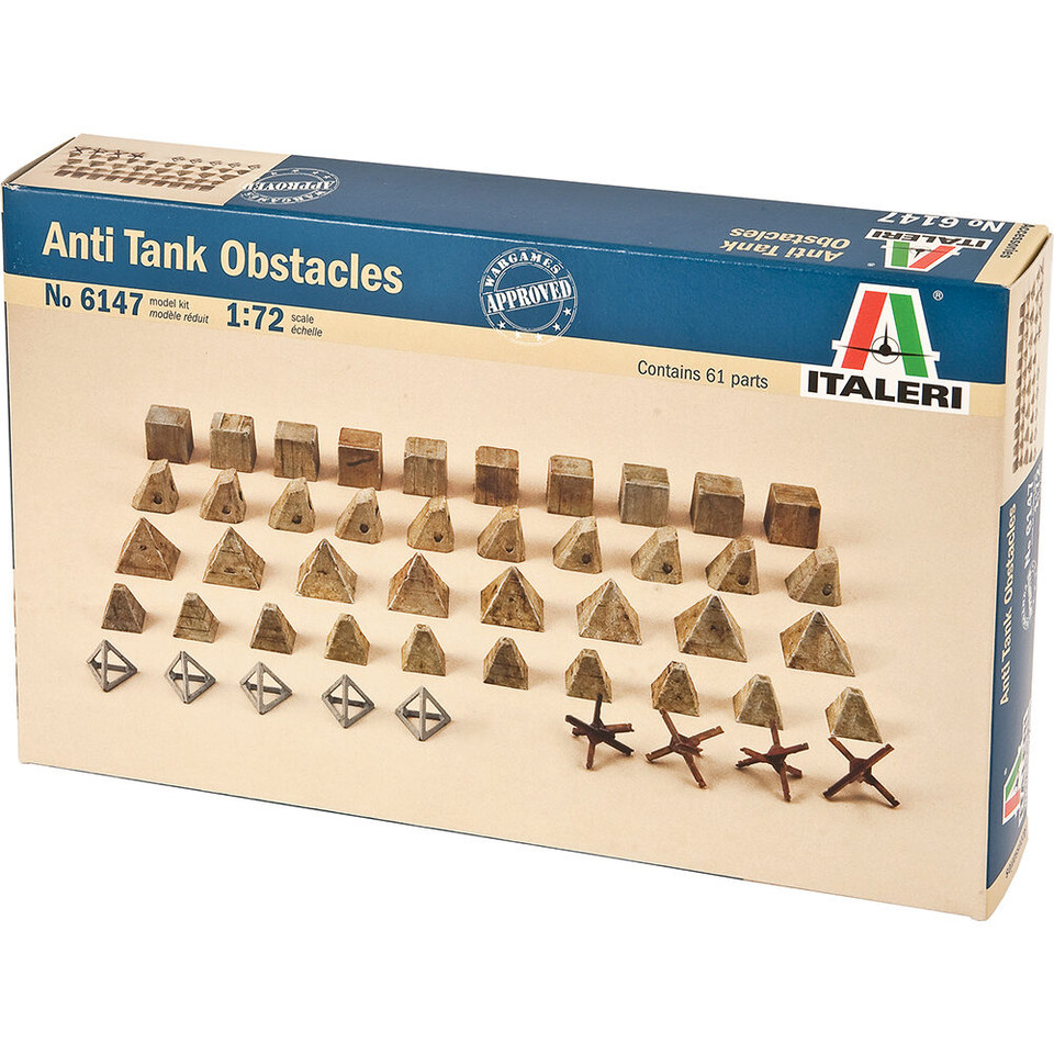 Anti Tank Obstacles 1/72 Kit Main Image