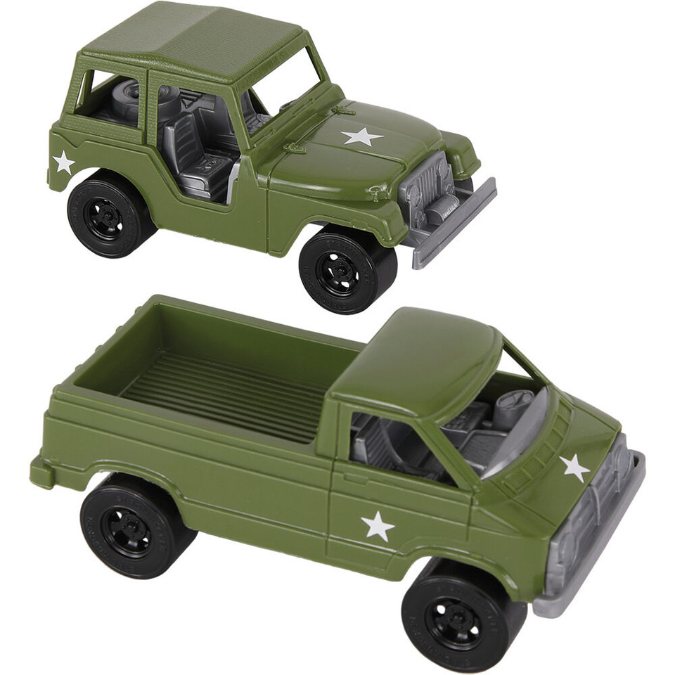 Willys M38A1 & Pickup Truck 1/32 Plastic Set Tim Mee (67930) Main Image