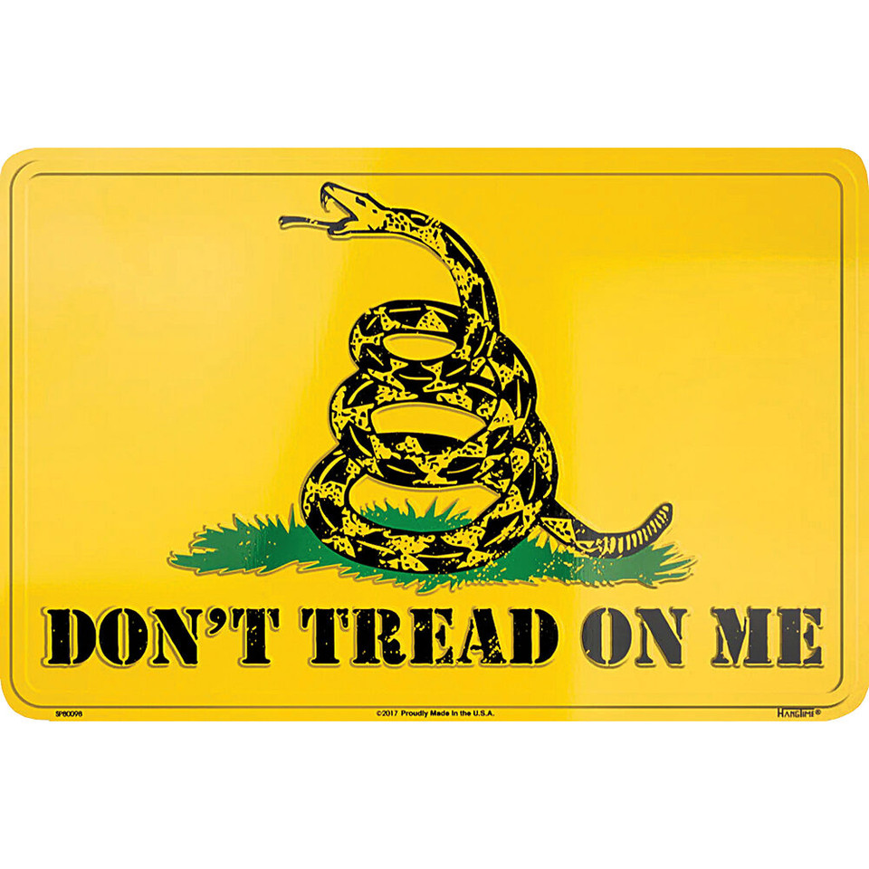 Don't Tread On Me Metal Sign  SPS80098 Main Image