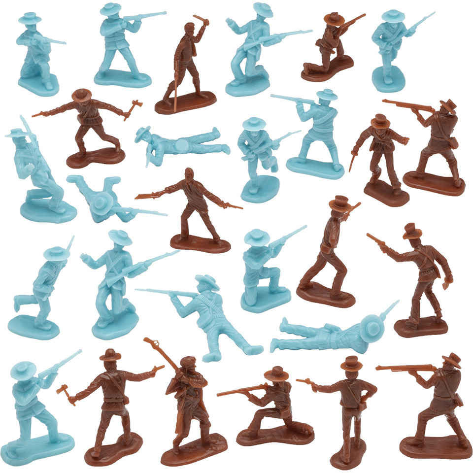 Battle of the Alamo 1/32 Plastic Figure 37 Piece Set BMC Toys (67027) Main Image