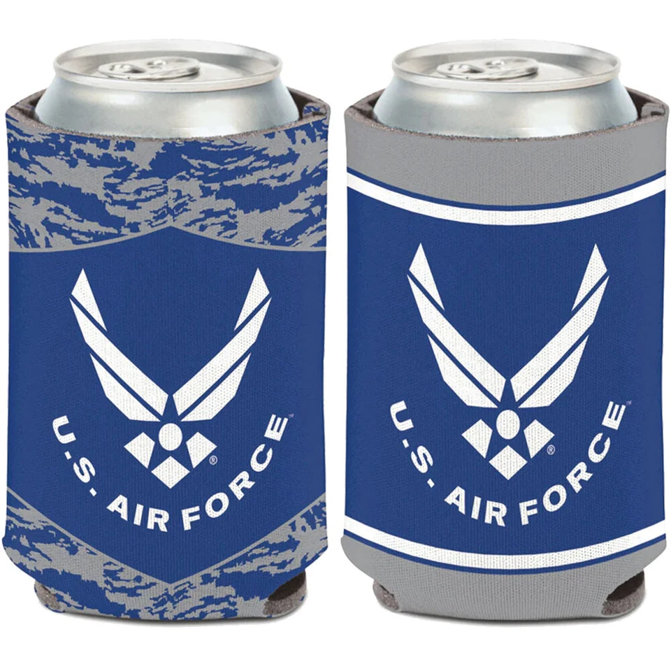 Air Force Doublesided Can Cooler  LS9318CAIR Main Image