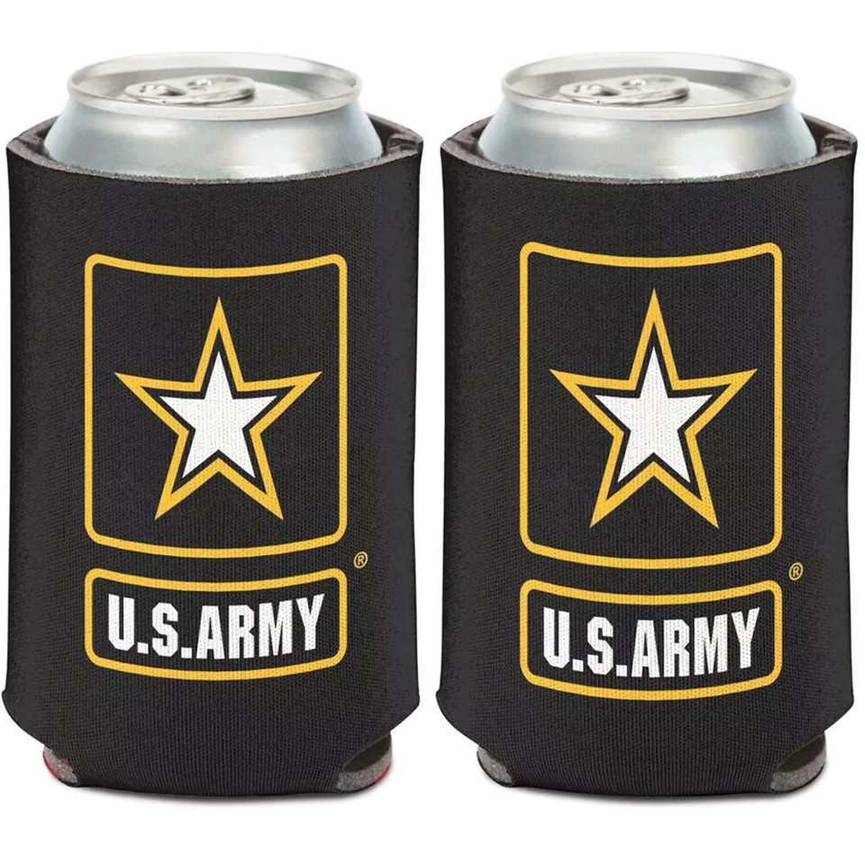 Army Doublesided Can Cooler  LS9318CARMB Main Image