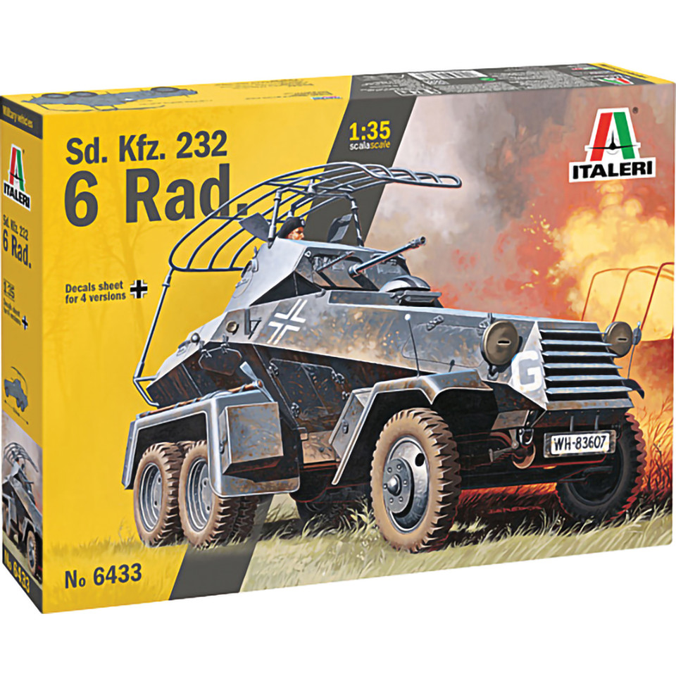 Sd.Kfz.232 6-Rad 1/35 Kit Italeri (6433) Main Image