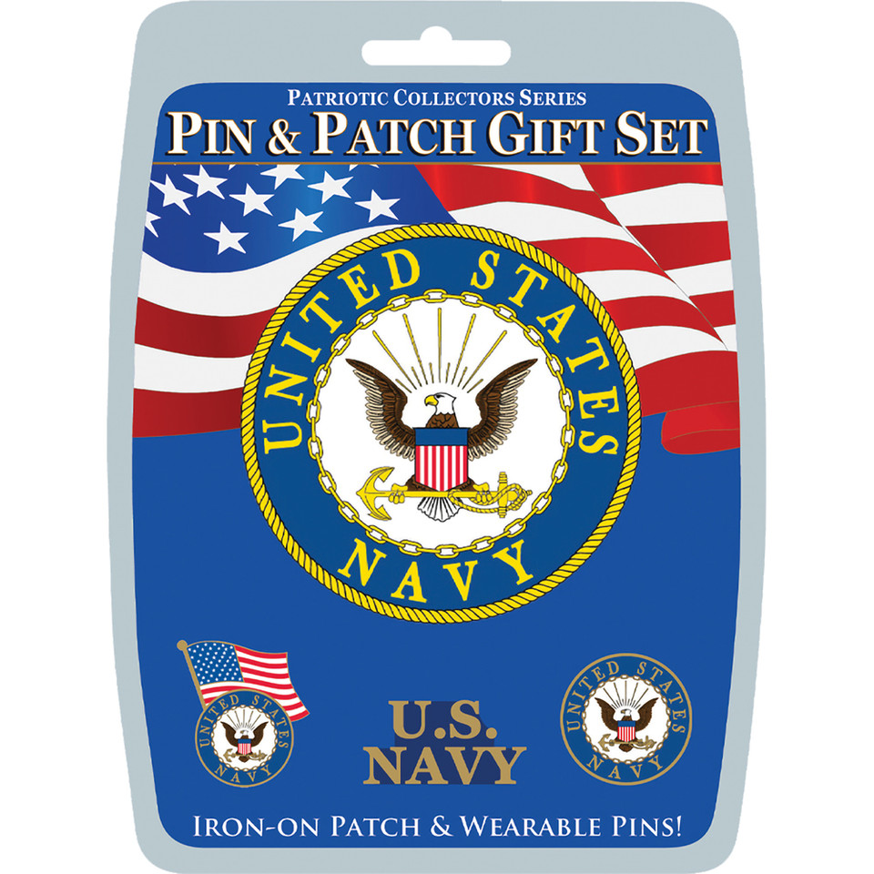 Navy Pin & Patch Gift Set  DIS0004 (PP012) Main Image