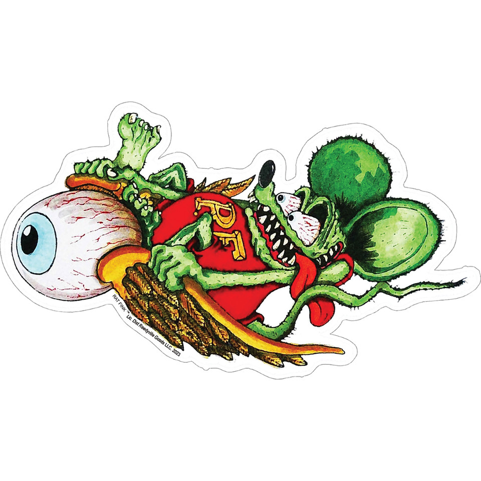 Rat Fink on Flying Eye Metal Sign  RVG5346S Main Image