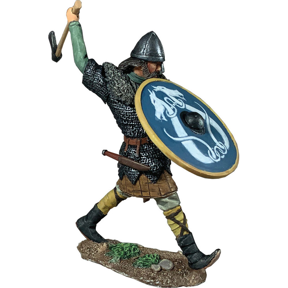 Fritjof Viking Attacking with Axe 1/30 Figure William Britain (62142) Main Image