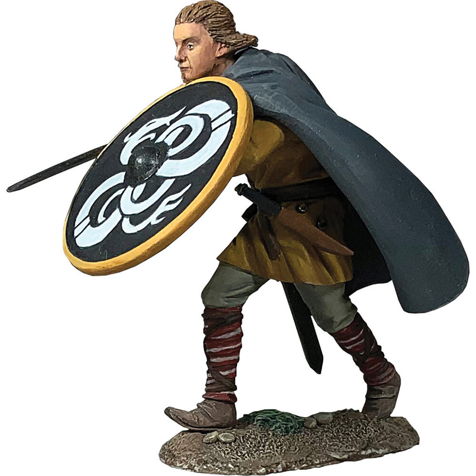 Halvar Viking Defending with Sword and Shield 1/30 Figure William Britain (62138) Main Image
