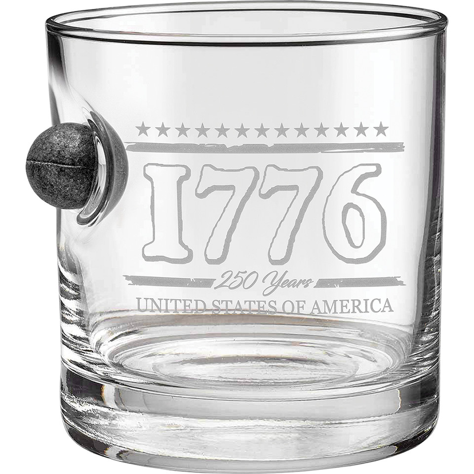 1776 11oz Rock Glass with Musket Ball Main Image