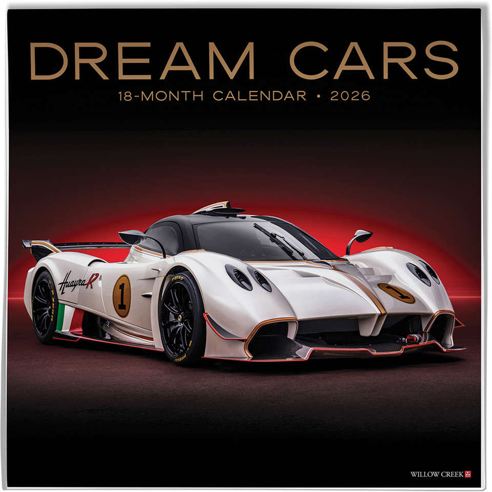 Dream Cars 2026 Wall Calendar  51023 Main Image