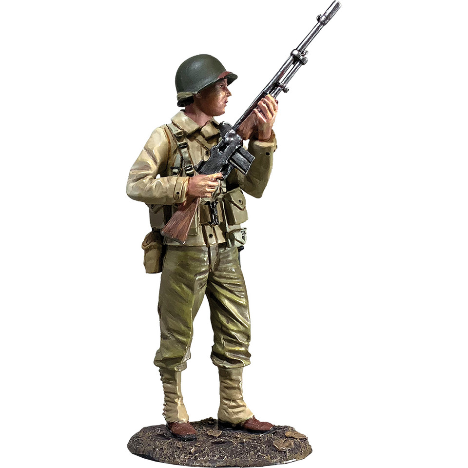 U.S. Infantry BAR Man Standing Alert 1942-45 WILLIAM BRITAIN (25280) Main Image