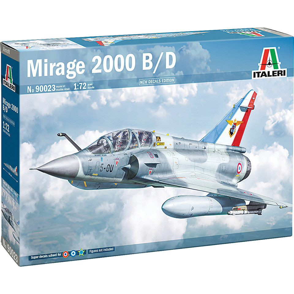 Mirage 2000 B/D 1/72 Kit Main Image